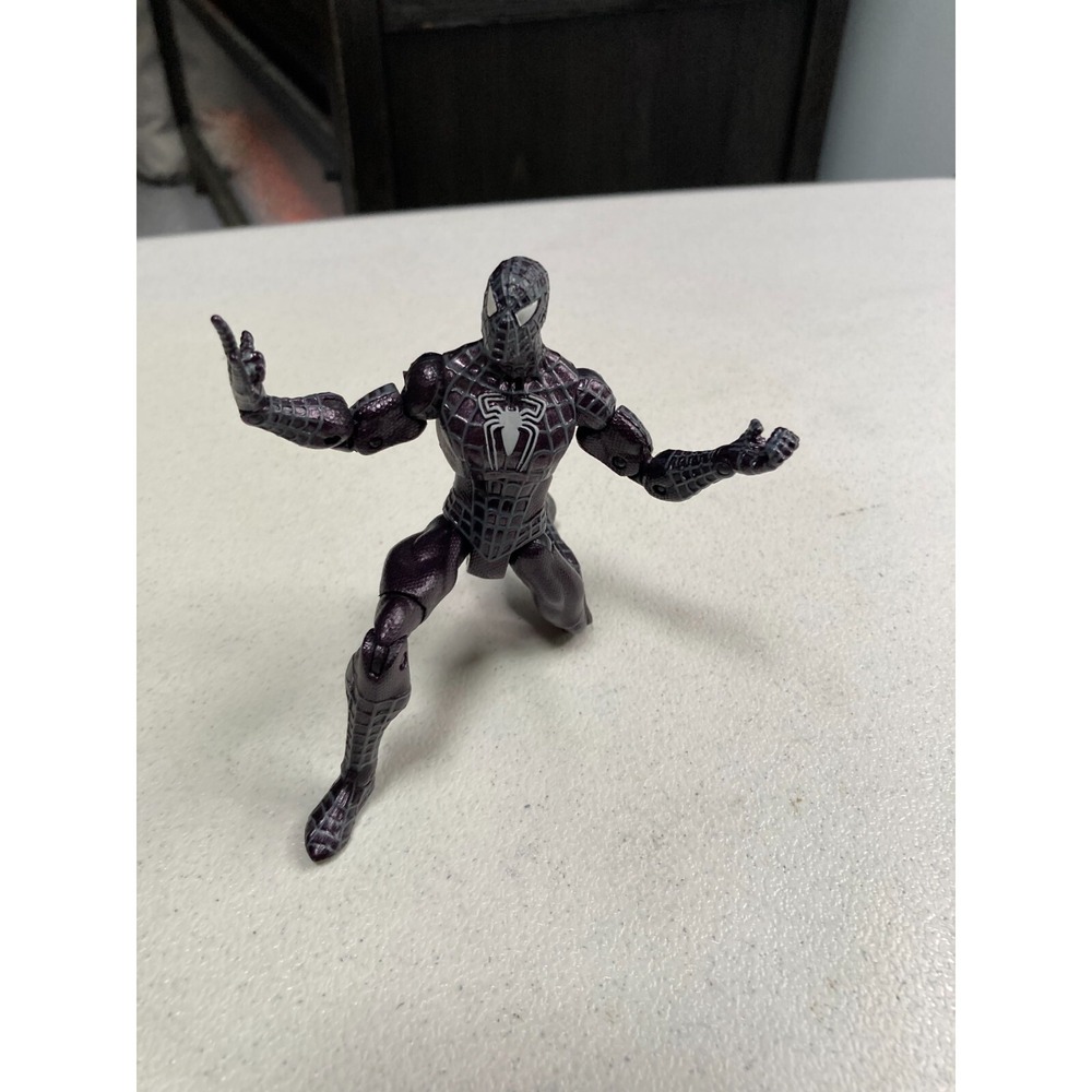 Marvel Spider Man 2006 Marvel Spider Man 3 Symbiote Black Suit Action Figure 5"